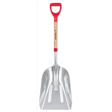 Truper Truper Tru-Tough 45 in. Aluminum Scoop Transfer Shovel Wood Handle PALY-12